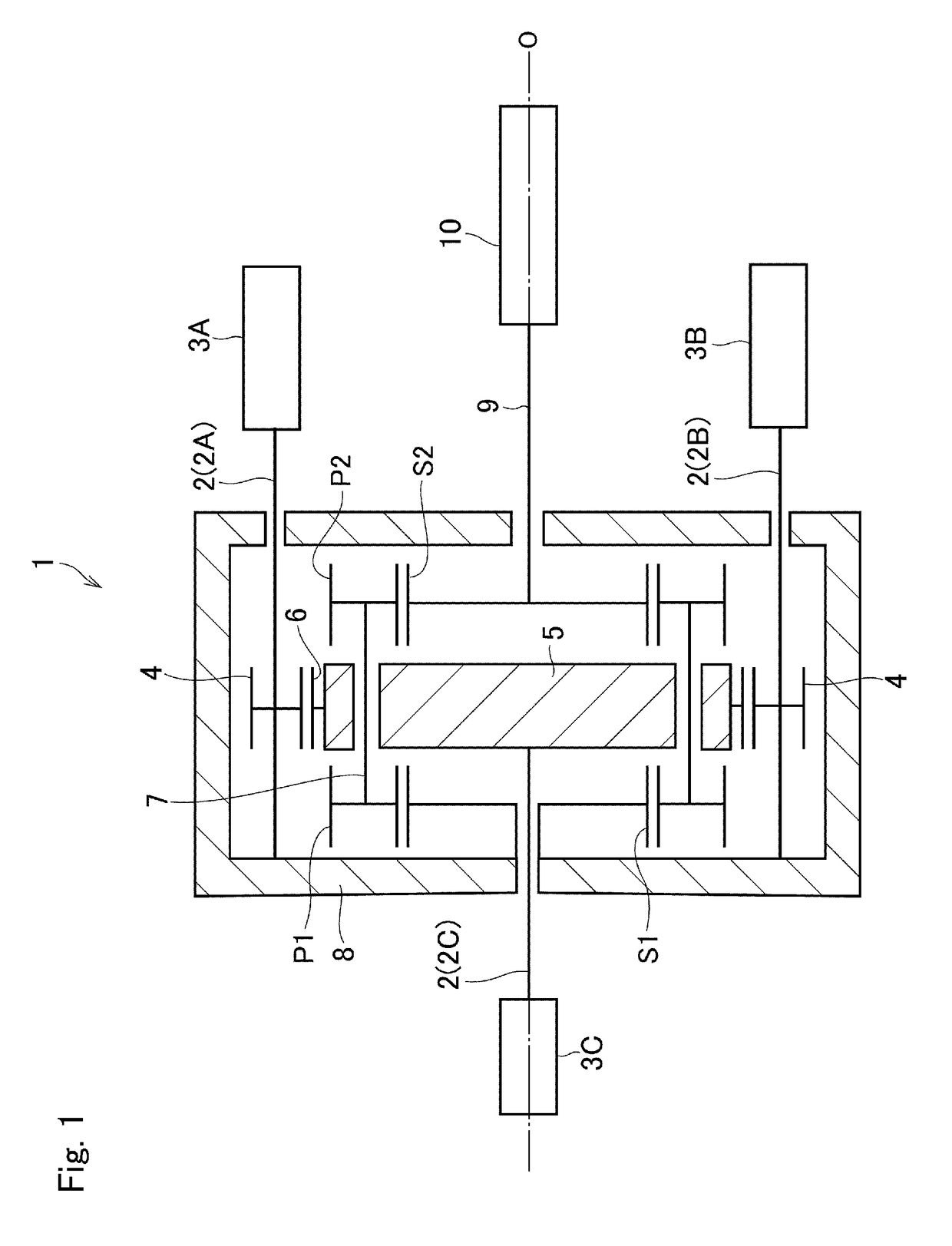 Geared transmission unit