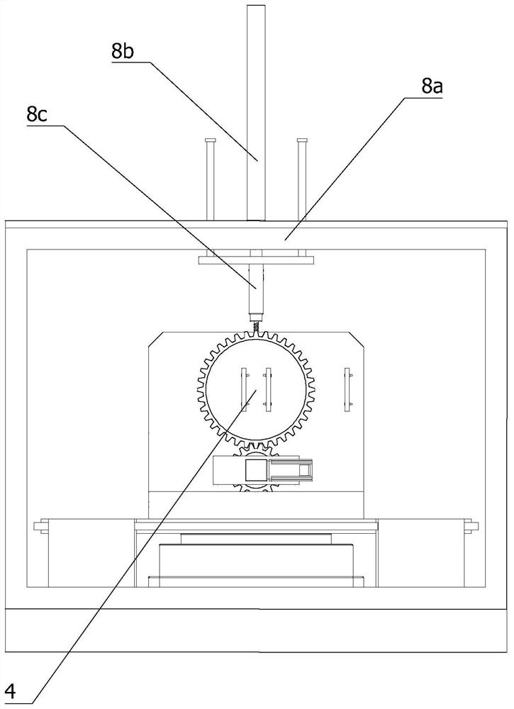 Full-automatic punching apparatus for PCB hard board