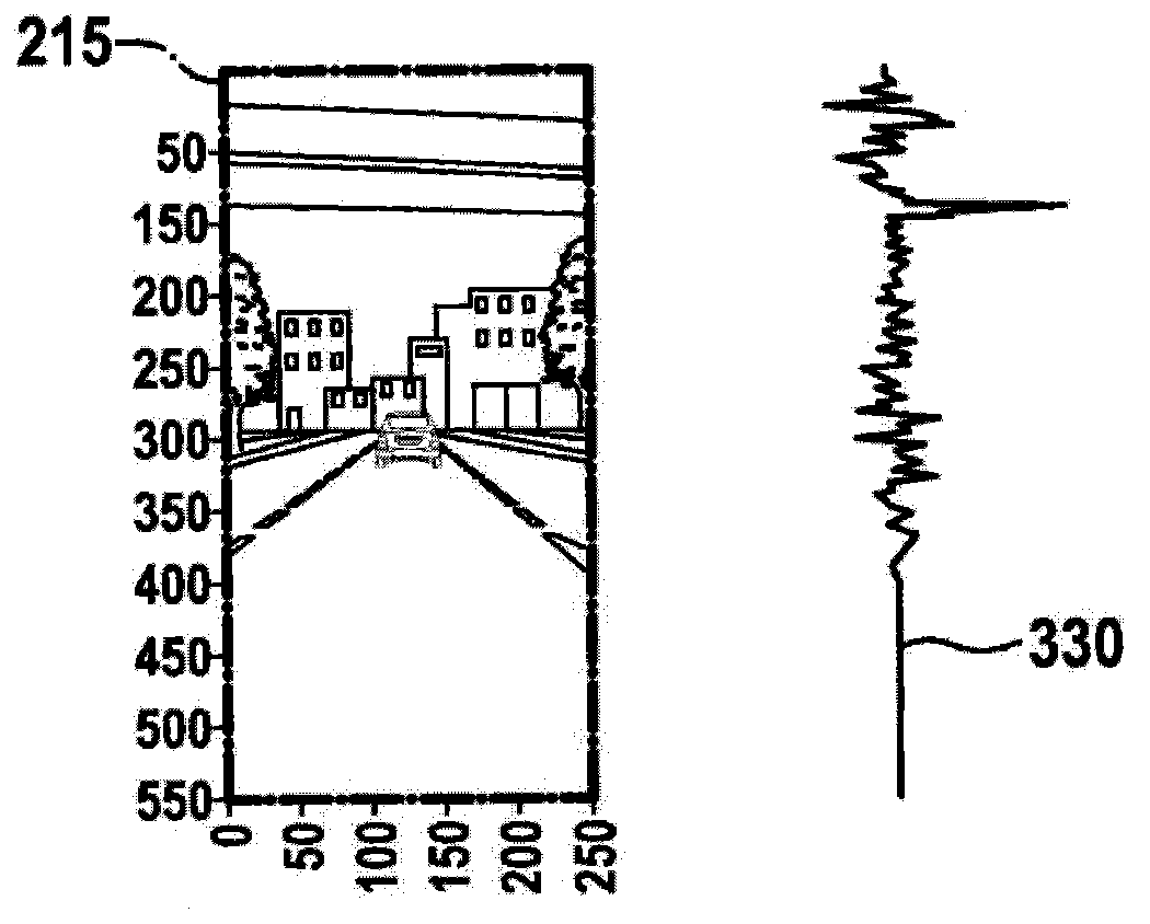 Method for determining a pitching movement in a camera installed in a vehicle, and method for controlling a light emission from at least one headlamp on a vehicle