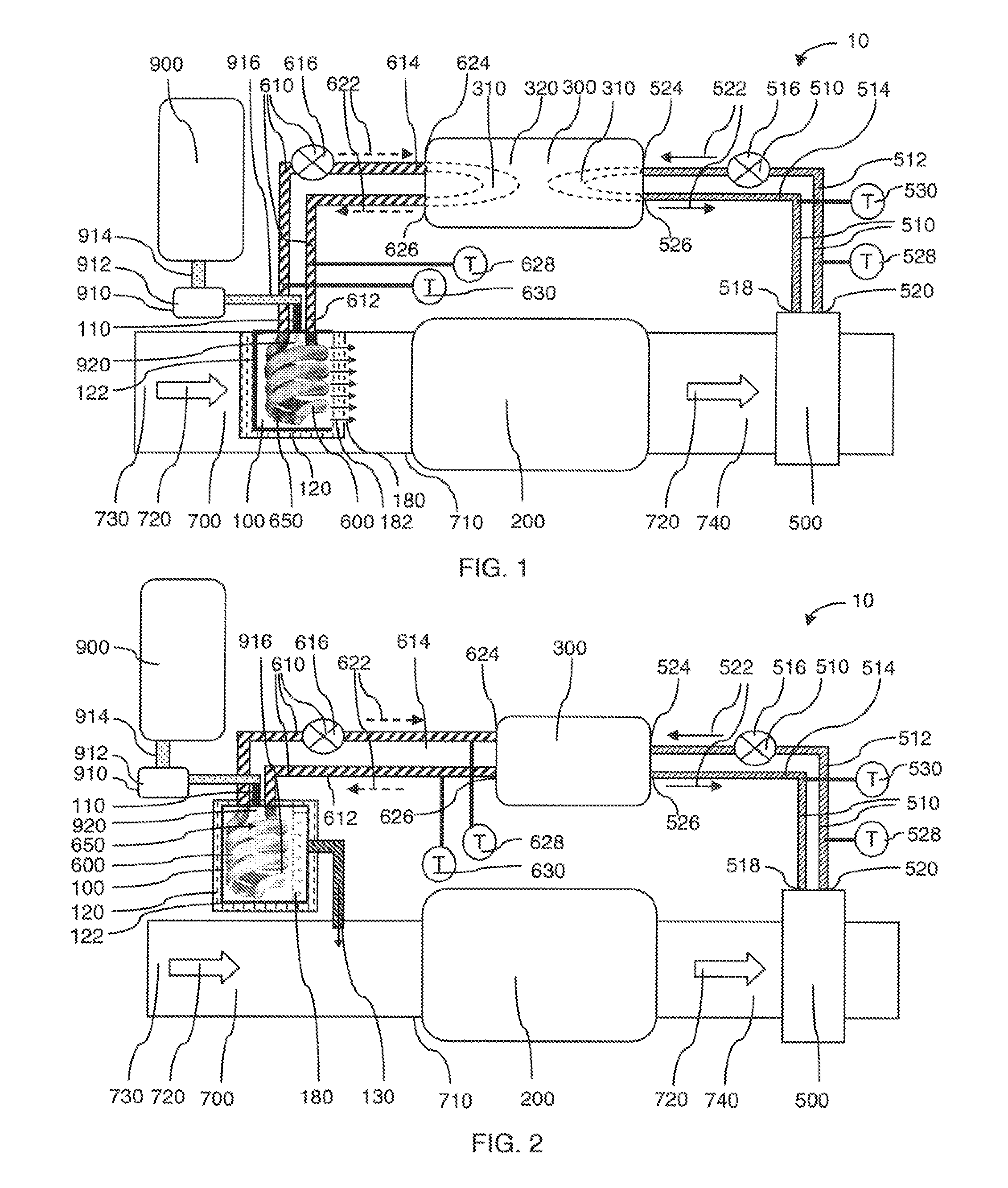 Method and devices for heating urea-containing materials in vehicle emission control system