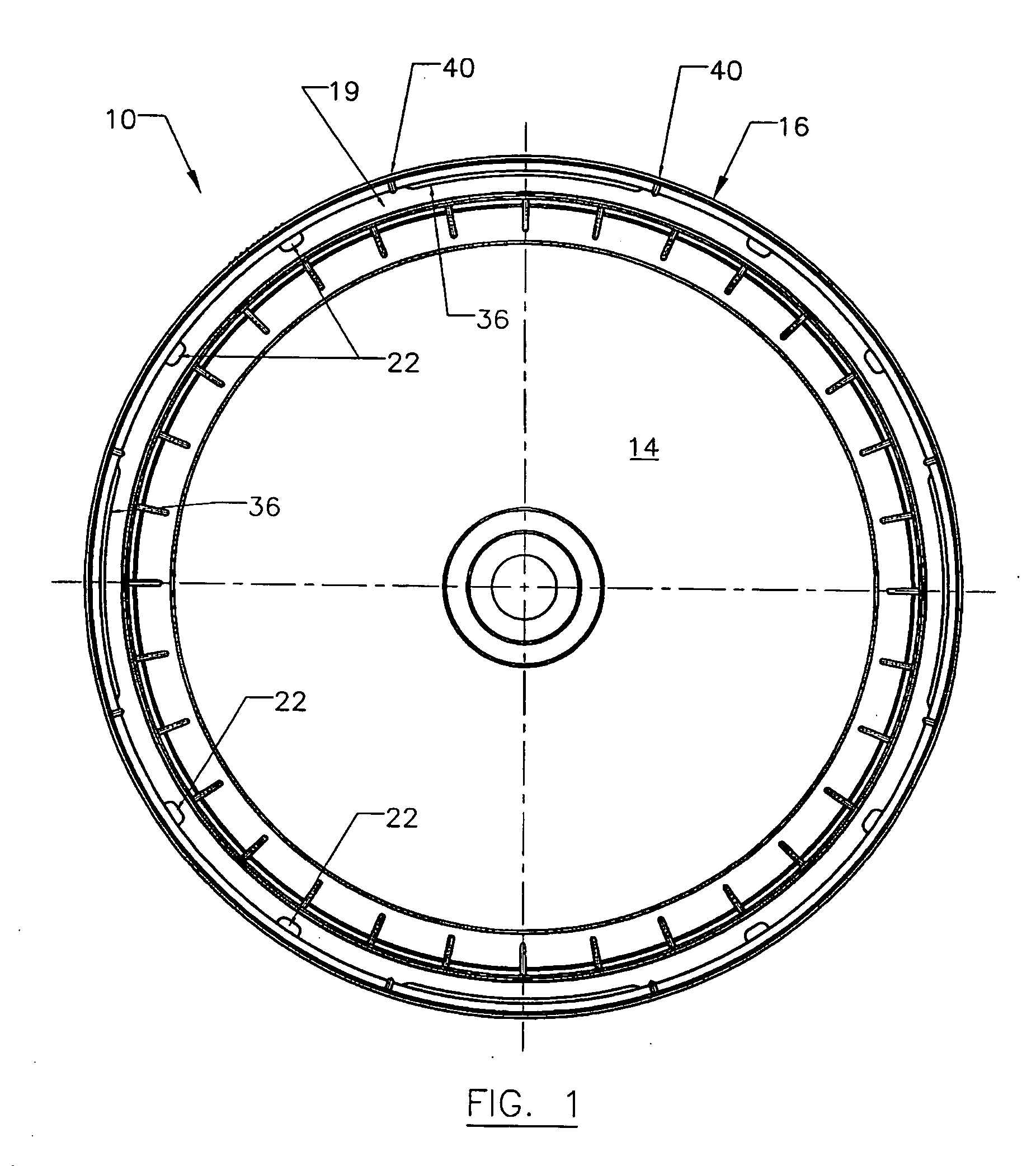 Apparatus for securing gasket prior to lid installation