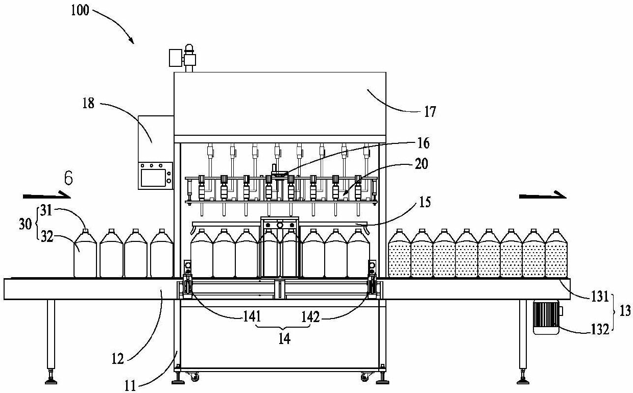 Automatic equal-liquid-level filling machine