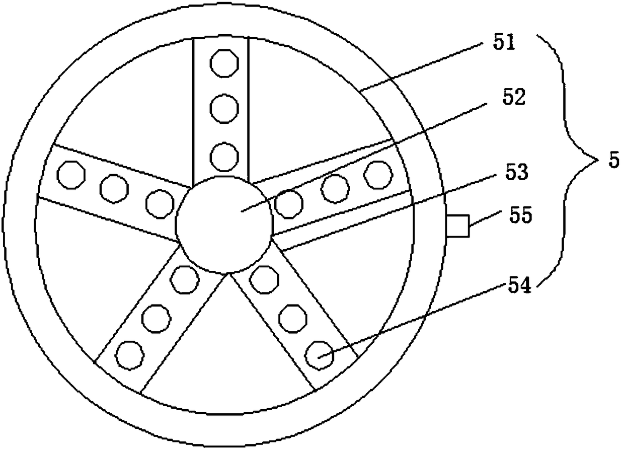 Liquid storage tank of elliptical disc dehydrator