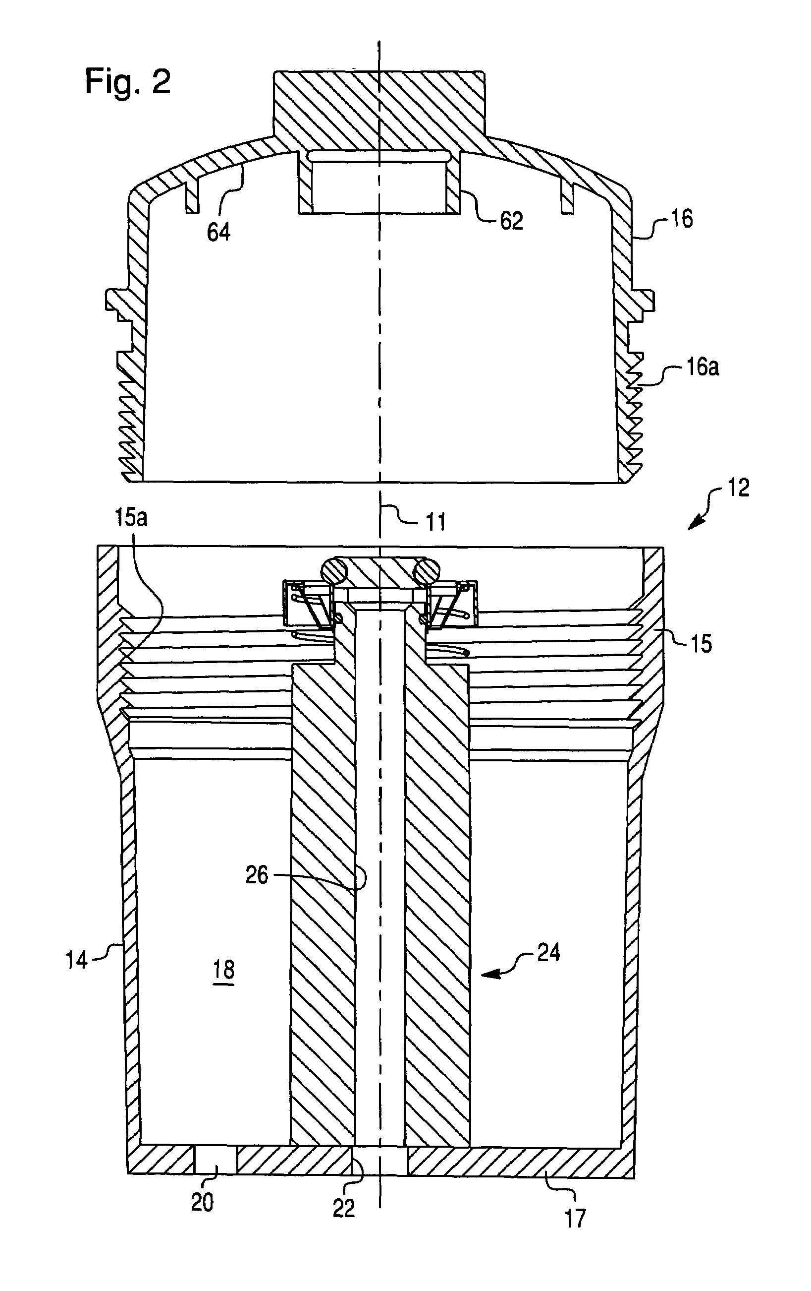 Fluid filter element