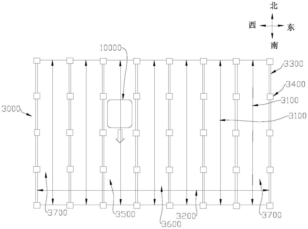 Greenhouse vegetable planting whole-process operation integrated equipment and vine vegetable planting method