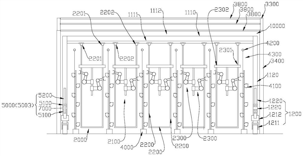 Greenhouse vegetable planting whole-process operation integrated equipment and vine vegetable planting method