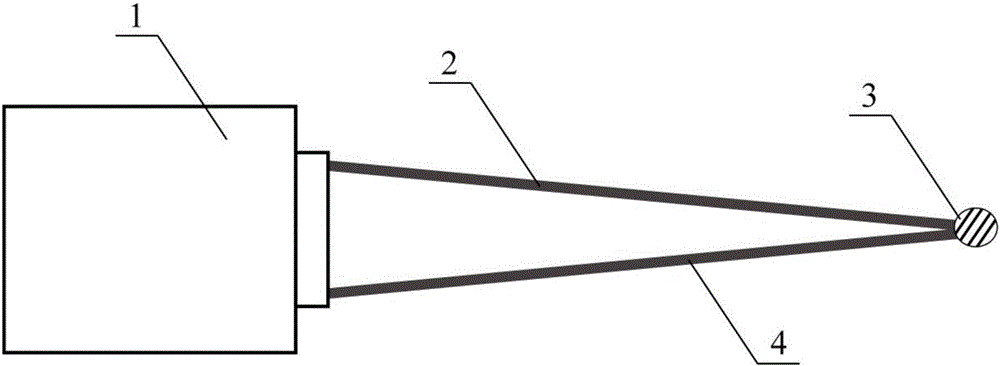 Laser interfered crop topping method