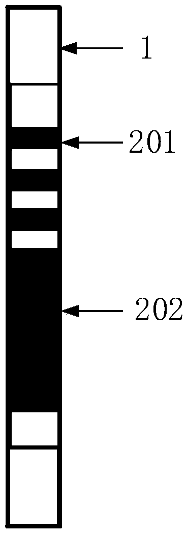 Resolution test card for Nano CT imaging quality detection and preparation method of resolution test card