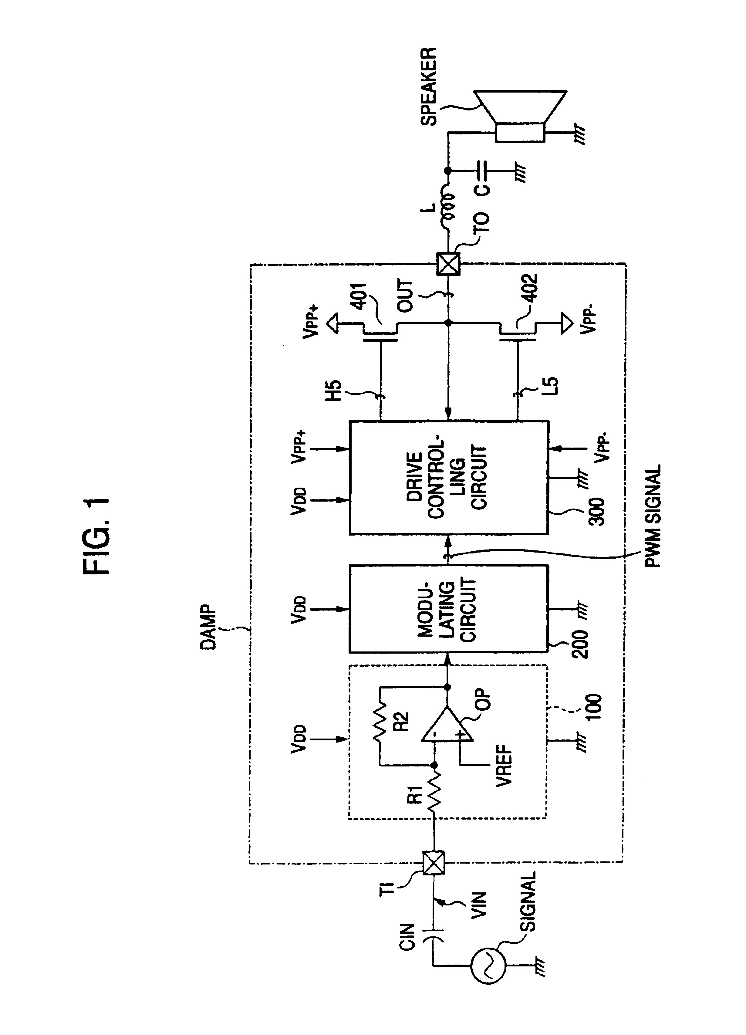 Class D amplifier