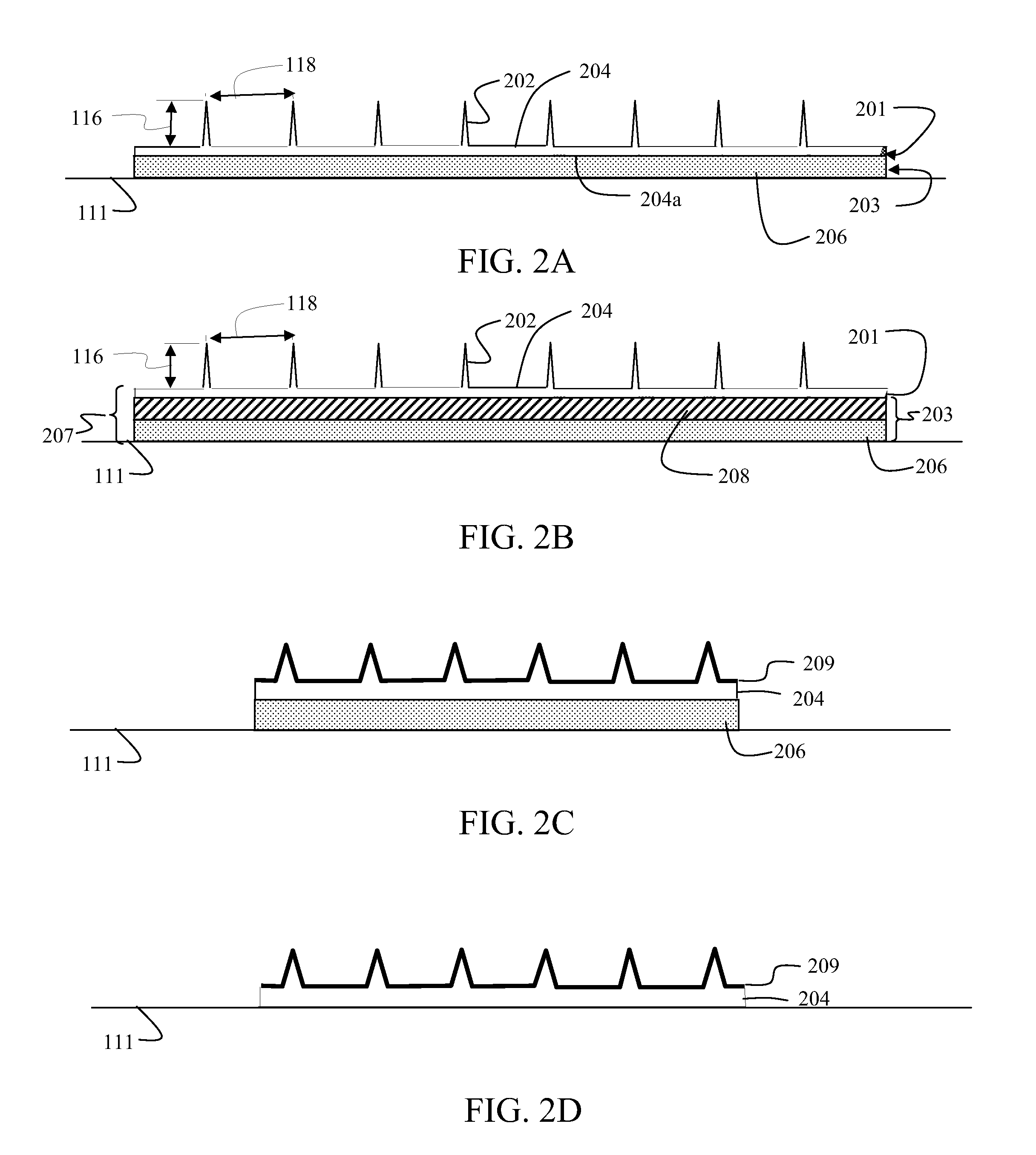 Elastomeric  riblets