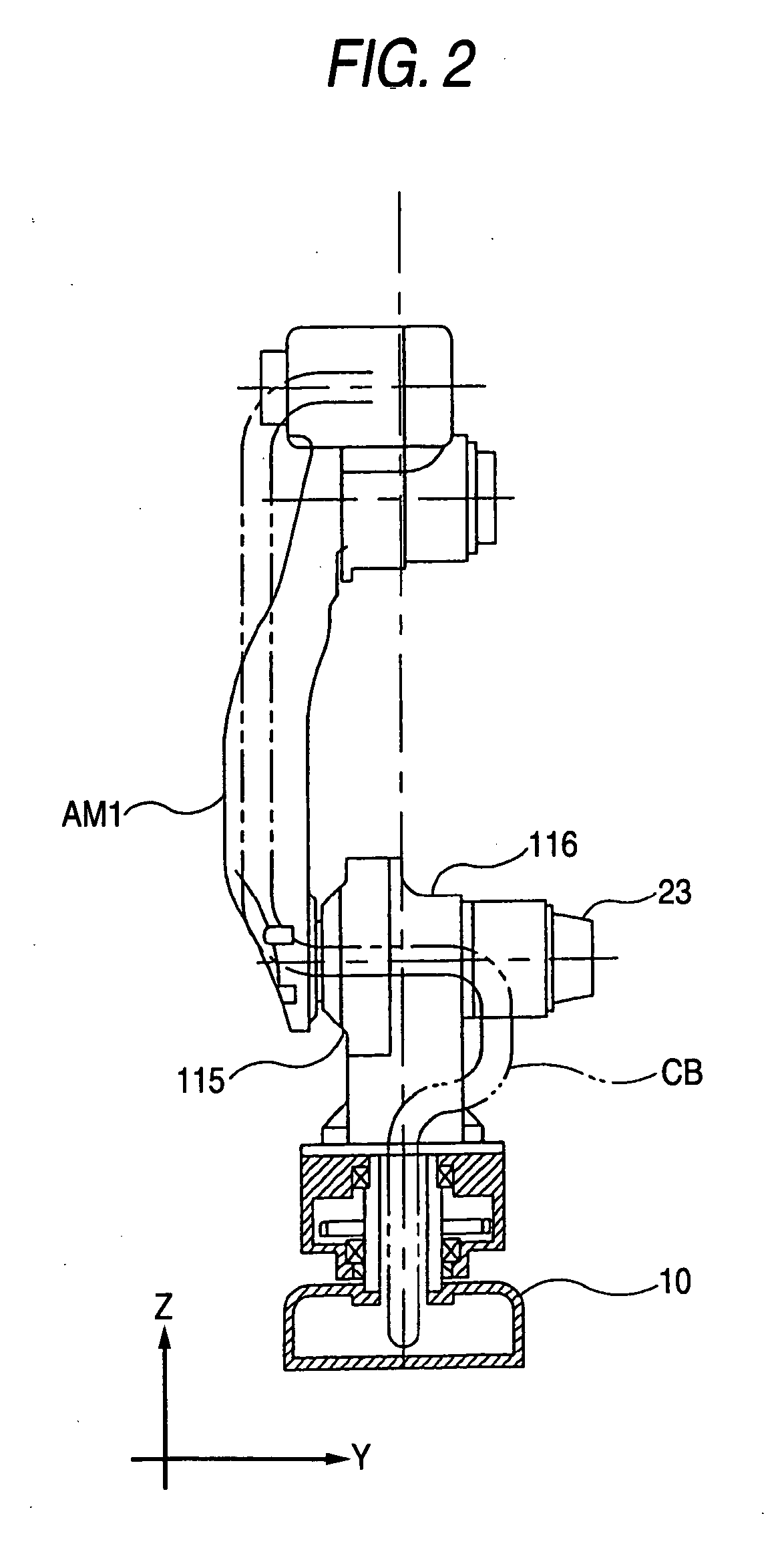 Speed reducer for industrial robot