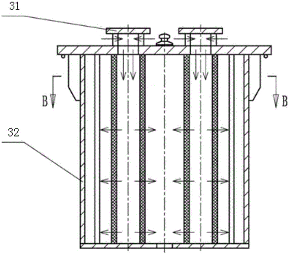 Spent fuel storage pool bottom scrubbing device