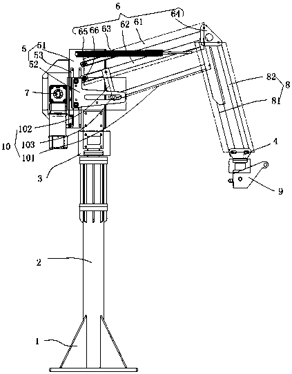 Multi-degree-of-freedom hoisting manipulator