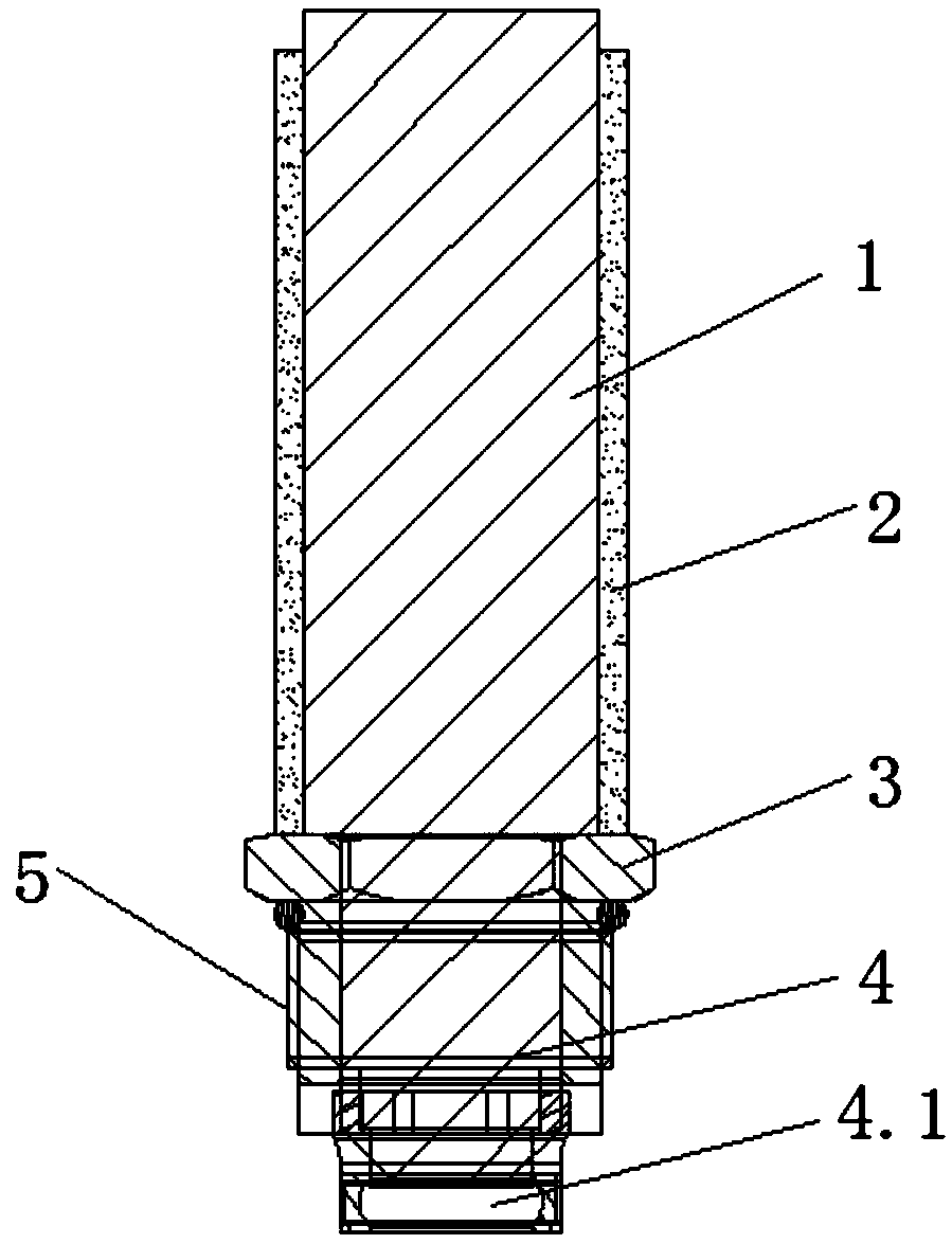 Rapid inserting and installing tool for air cylinder