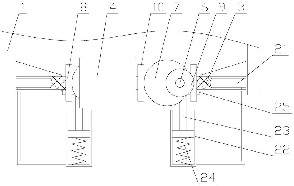 Grain screening device with good effect