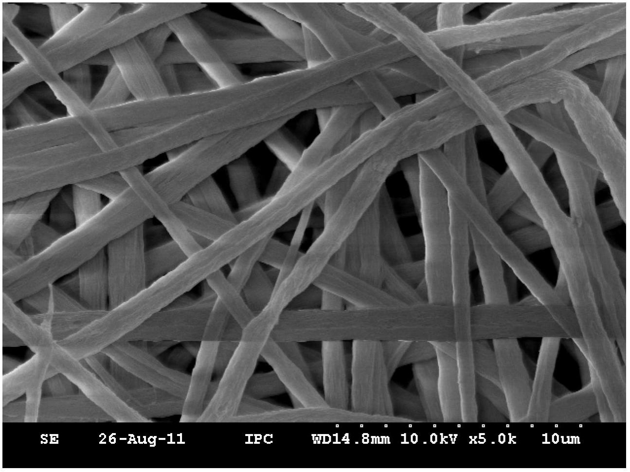 Method for preparing polyacrylonitrile-based porous hollow carbon fibers by coaxial electrospinning