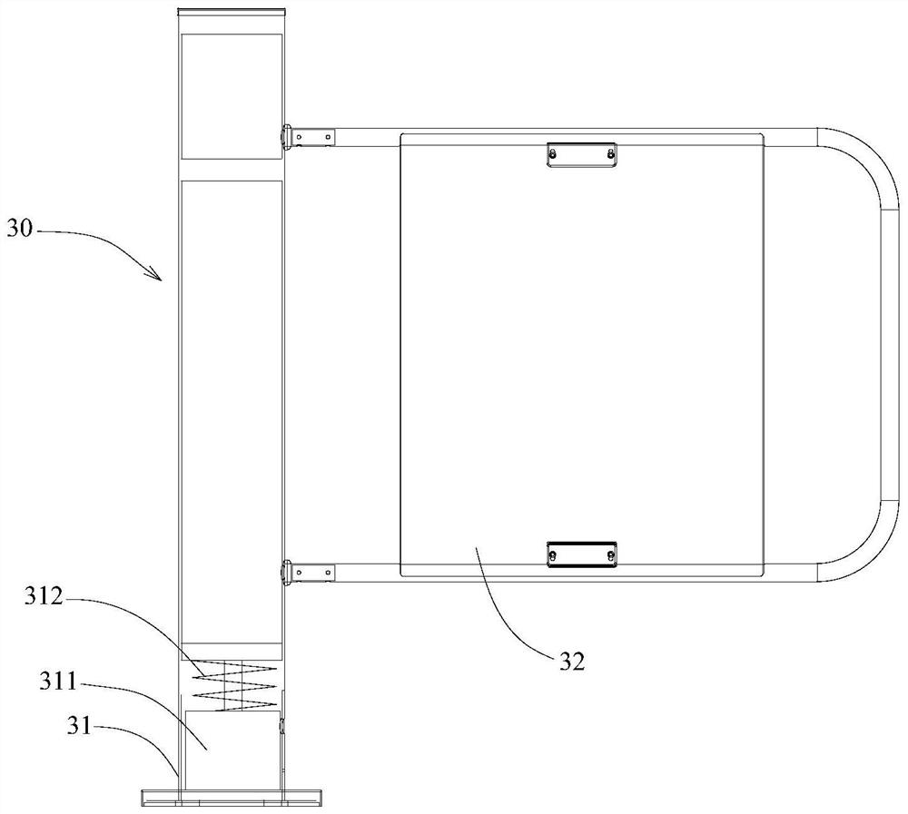 Lockthrough detection passing method and device