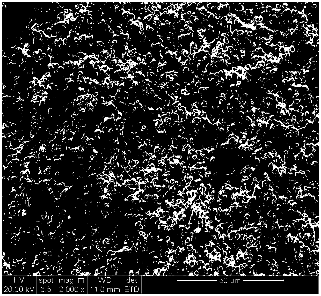 Method for preparing porous tungsten material based on W-Fe-C system corrosion method