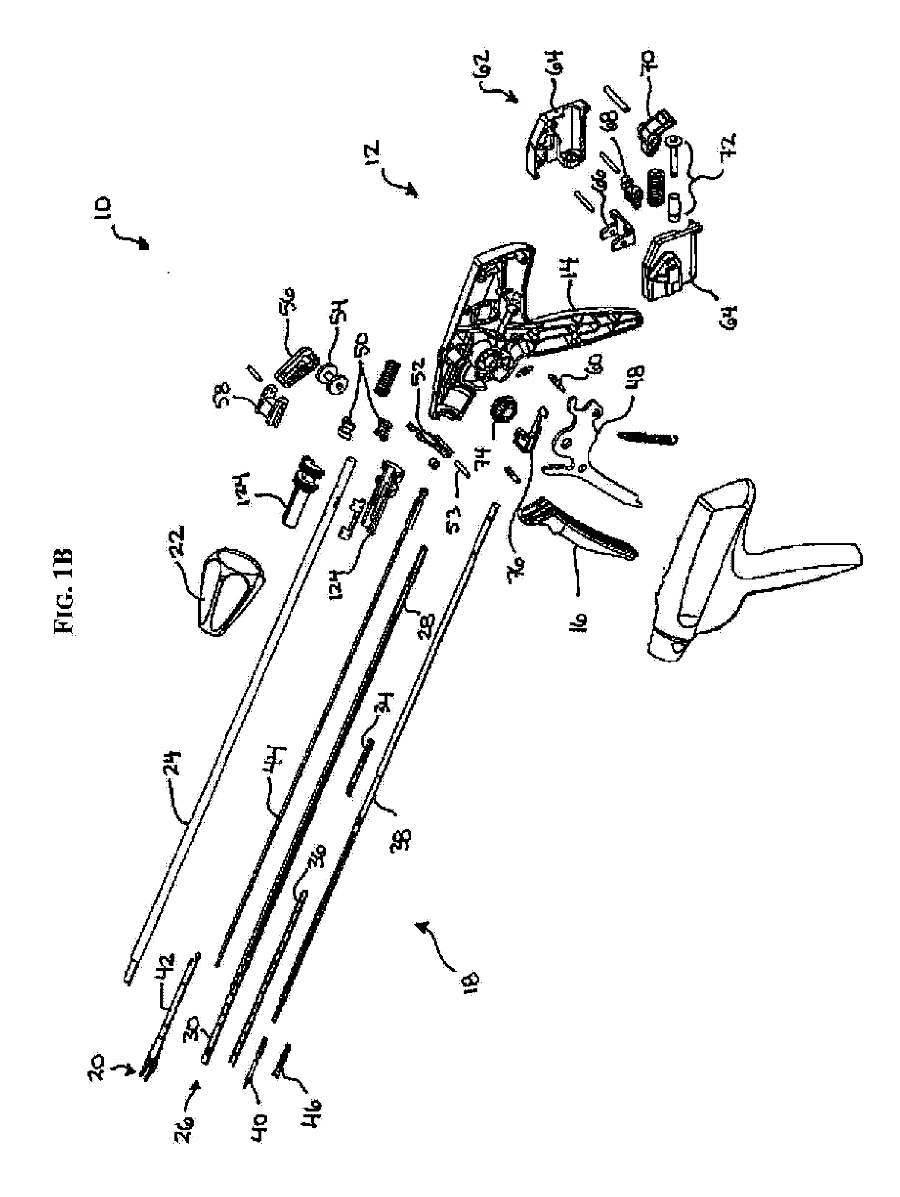 Clip advancer mechanism with alignment features