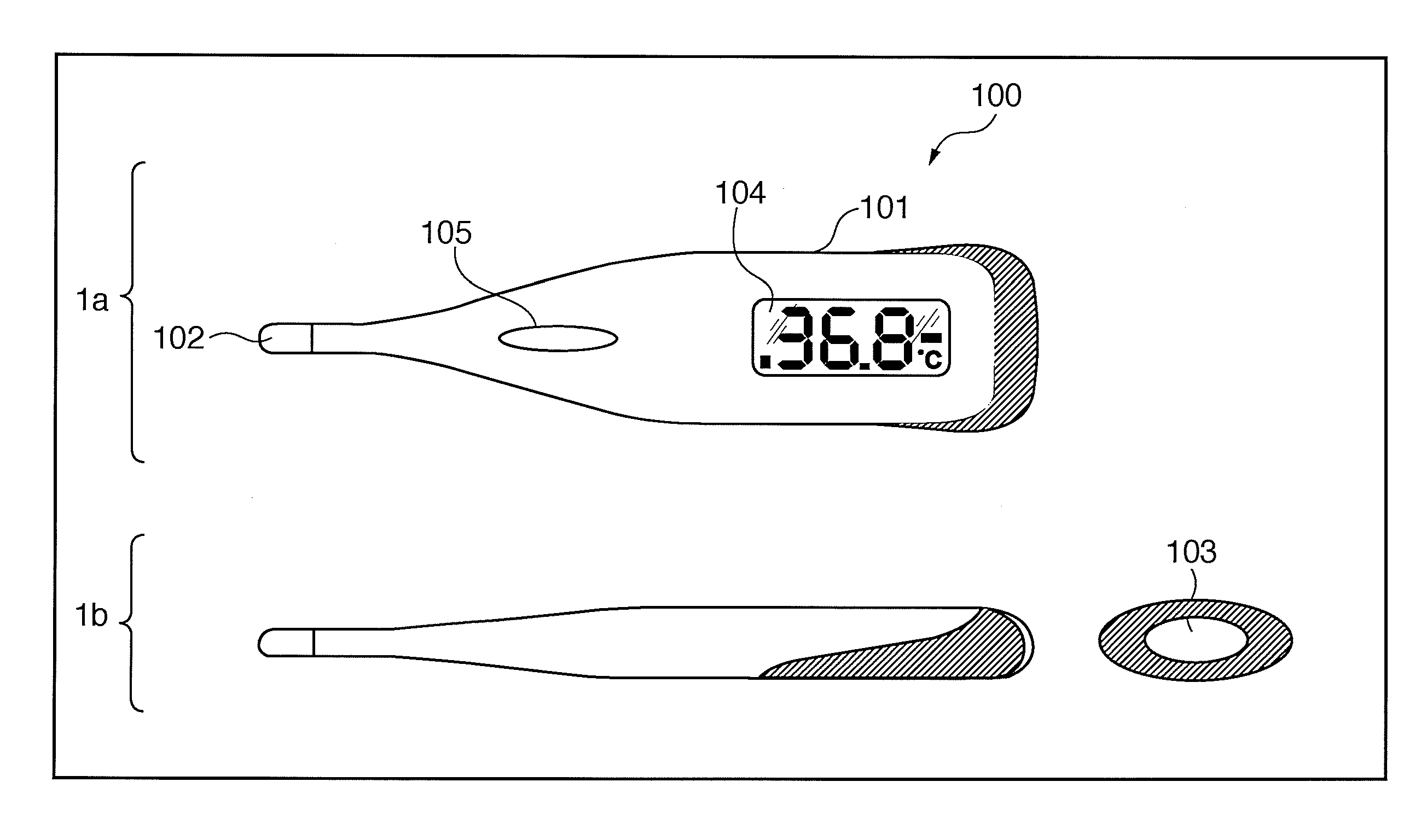 Electronic clinical thermometer and operation control method