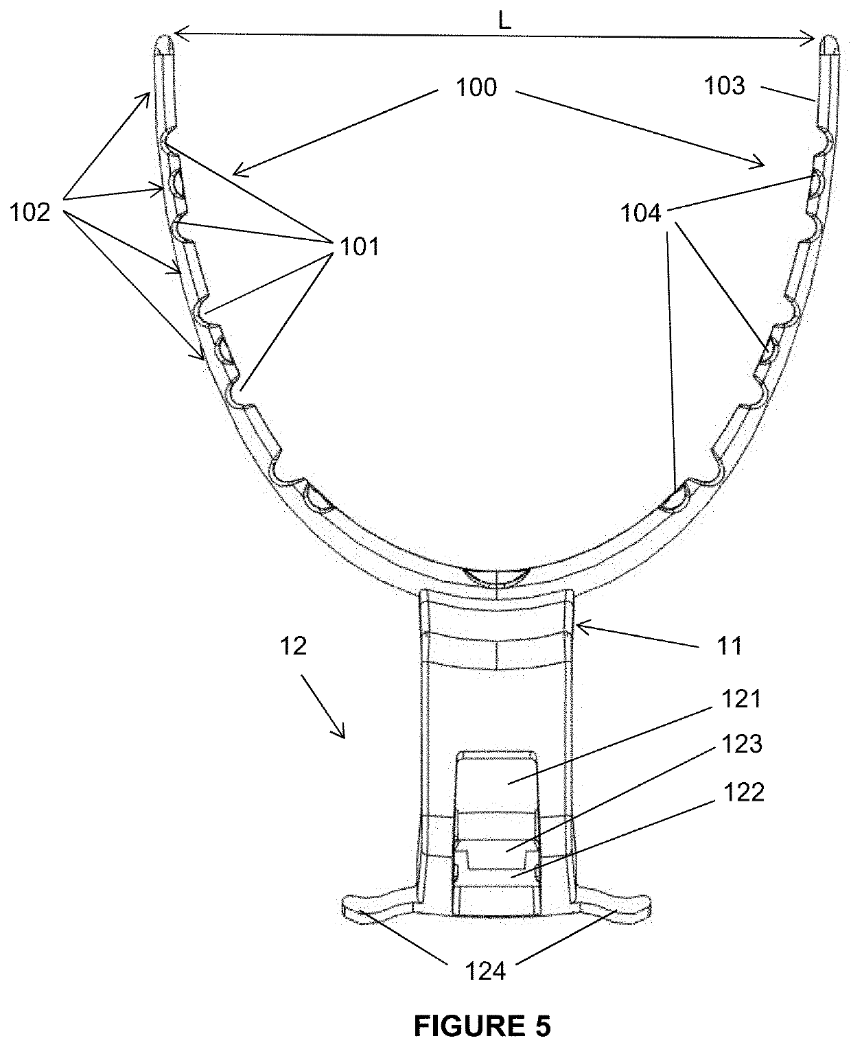 Device for mandibular attachment of a localization marker