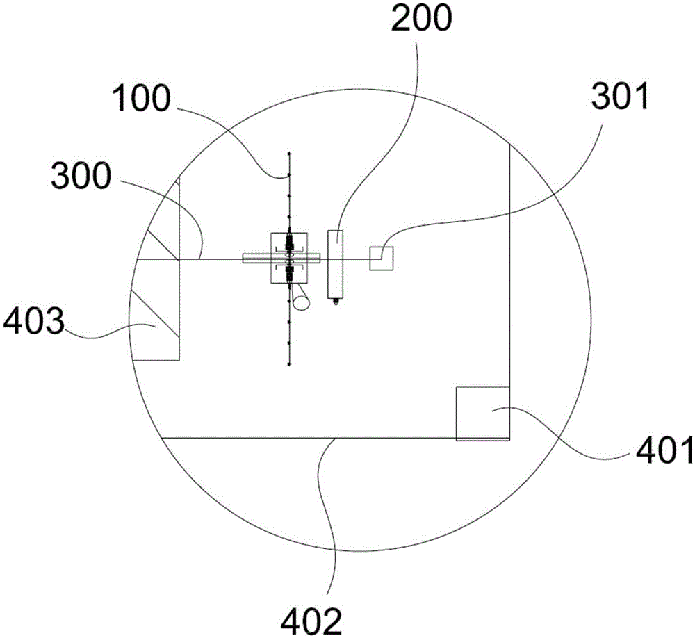 Full-width-type sprinkling irrigation system for greenhouse