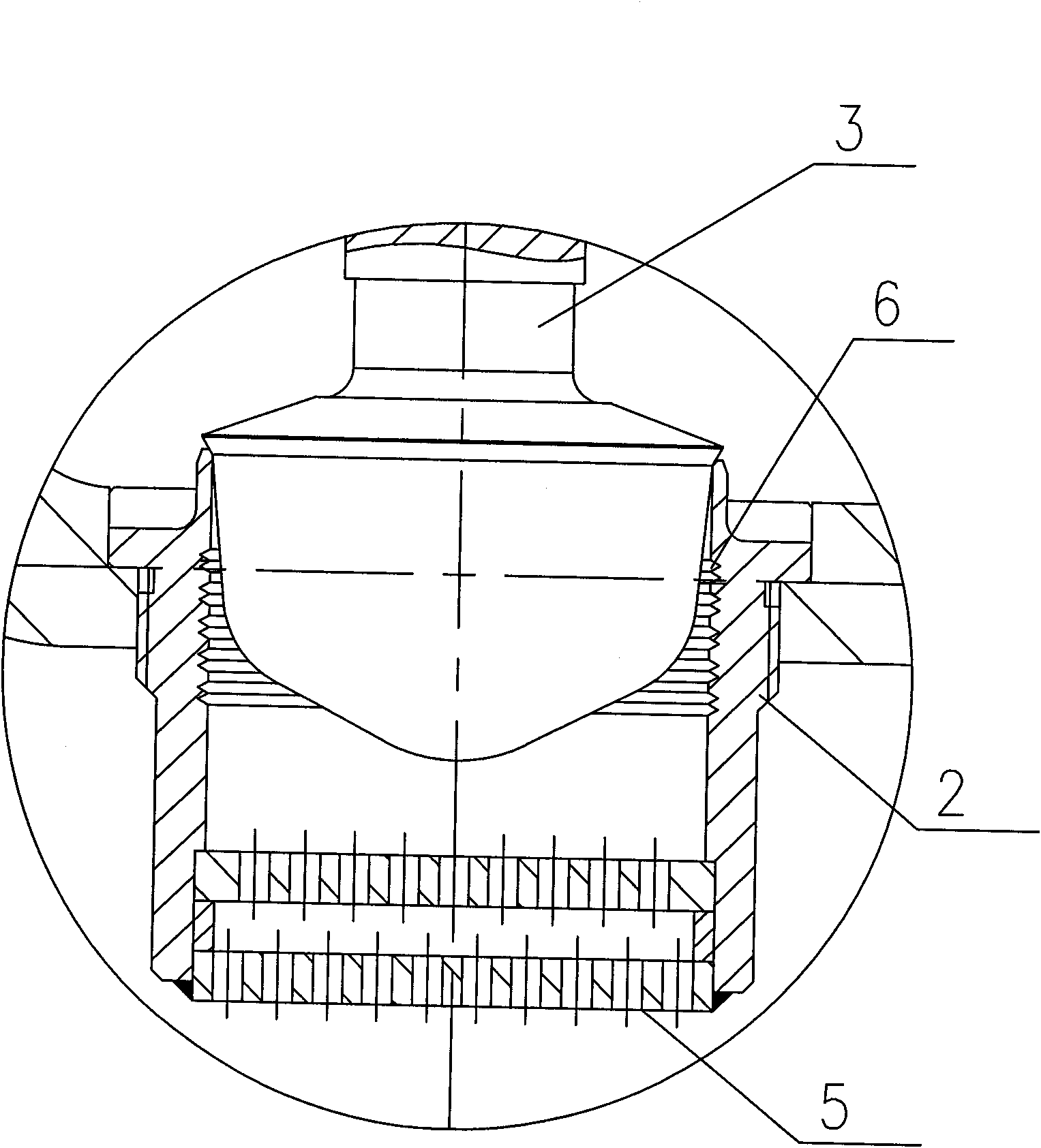 Anti-cavitation erosion adjusting valve capable of cutting