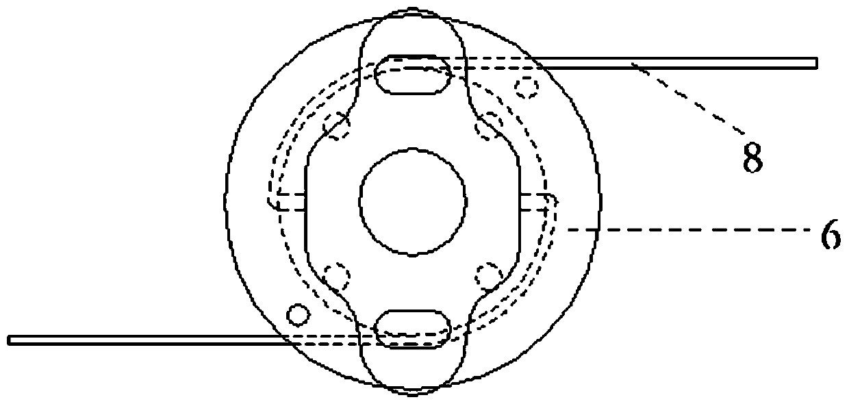 Irregular member bar rigidity intensity testing device under composite environment