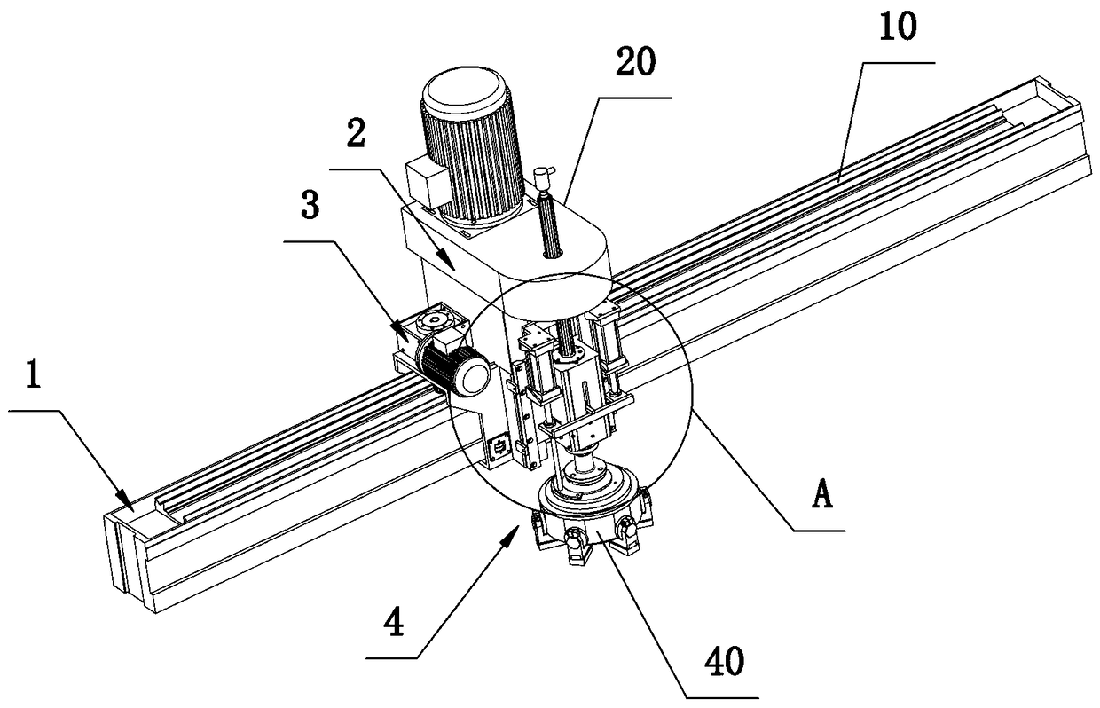 Grinding and polishing mechanism of a stone mill