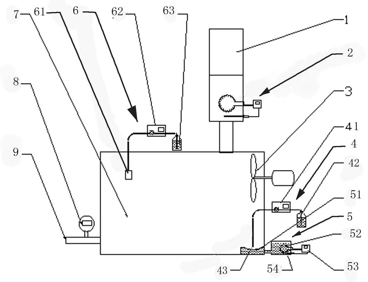 Experimental gas generating device