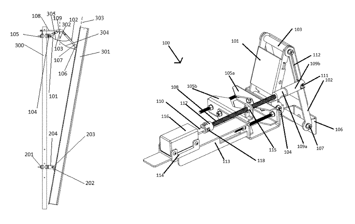 Apparatus for adjusting the tilt angle of an antenna