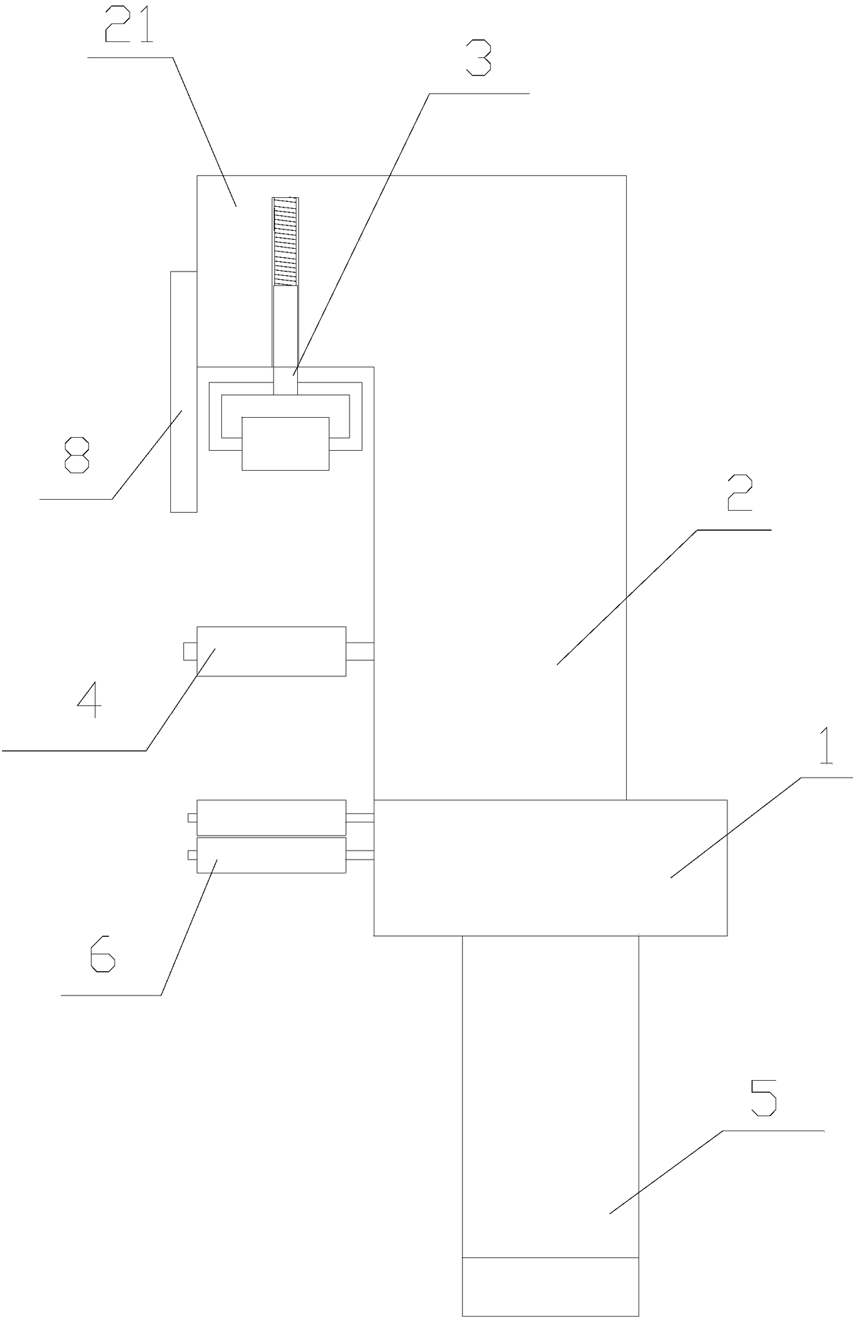 Packing device for large-scale packaging tape