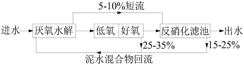 Denitrification technology for printing and dyeing wastewater