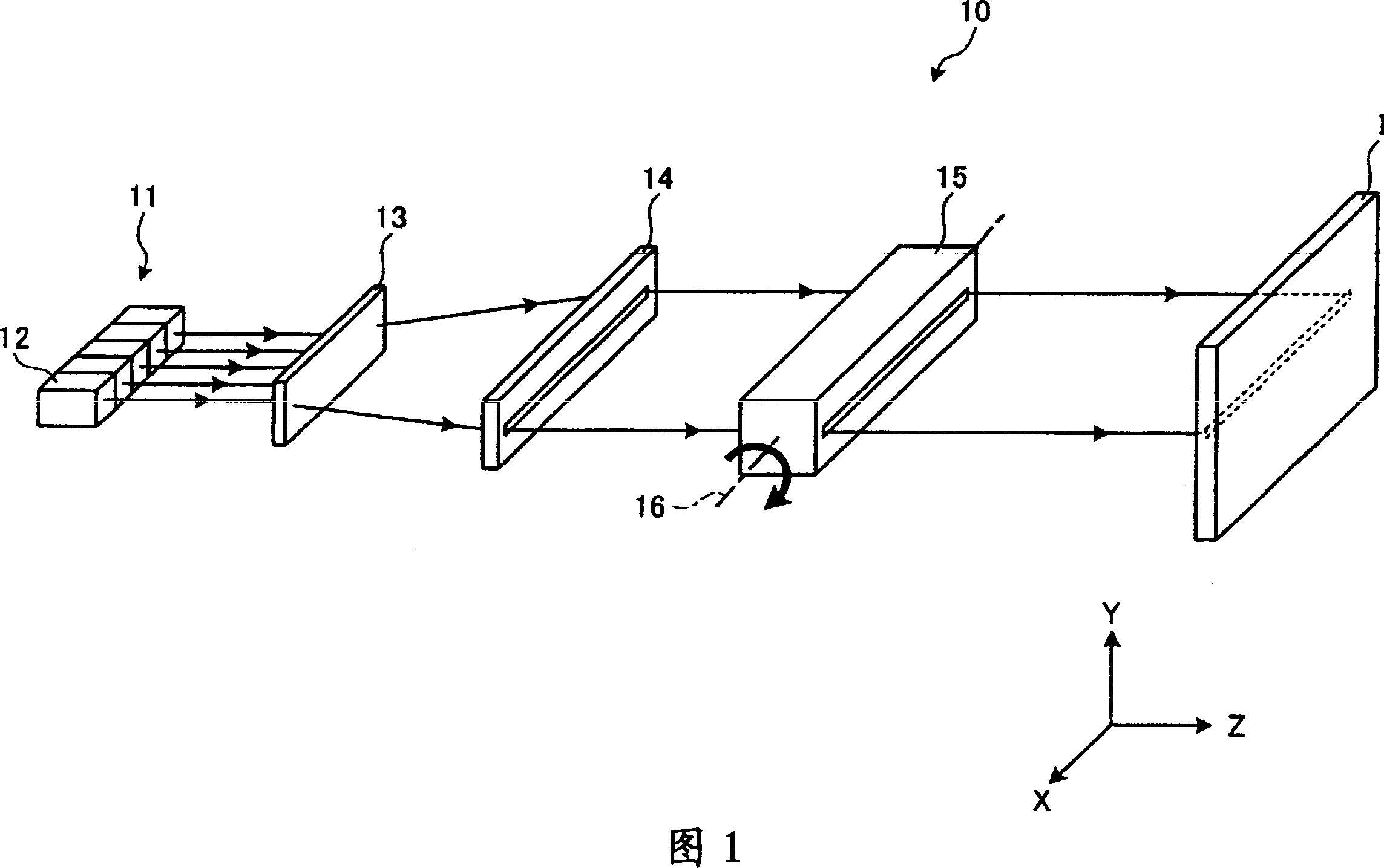 Lighting device and projector