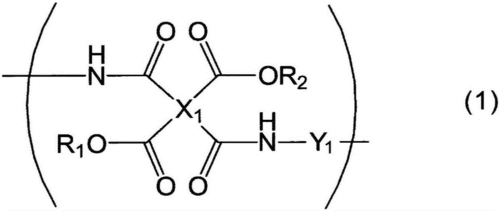 Polyimide precursor composition, polyimide production method, polyimide, polyimide film, and substrate