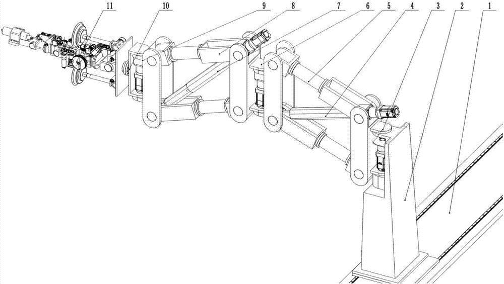 Device used for aircraft skin drilling