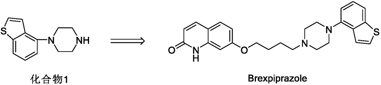 Preparation method of benzothiophene compound intermediate