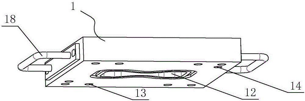 Hydraulic forming die and method for manufacturing complex panel component through hydraulic forming die