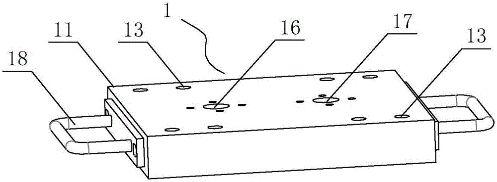 Hydraulic forming die and method for manufacturing complex panel component through hydraulic forming die