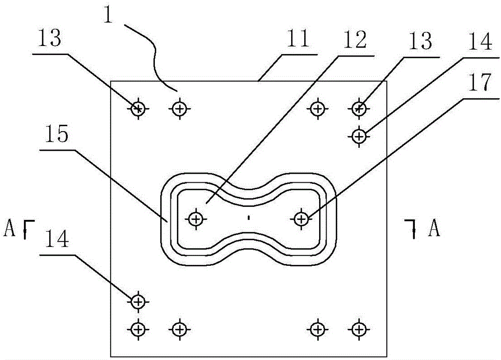 Hydraulic forming die and method for manufacturing complex panel component through hydraulic forming die