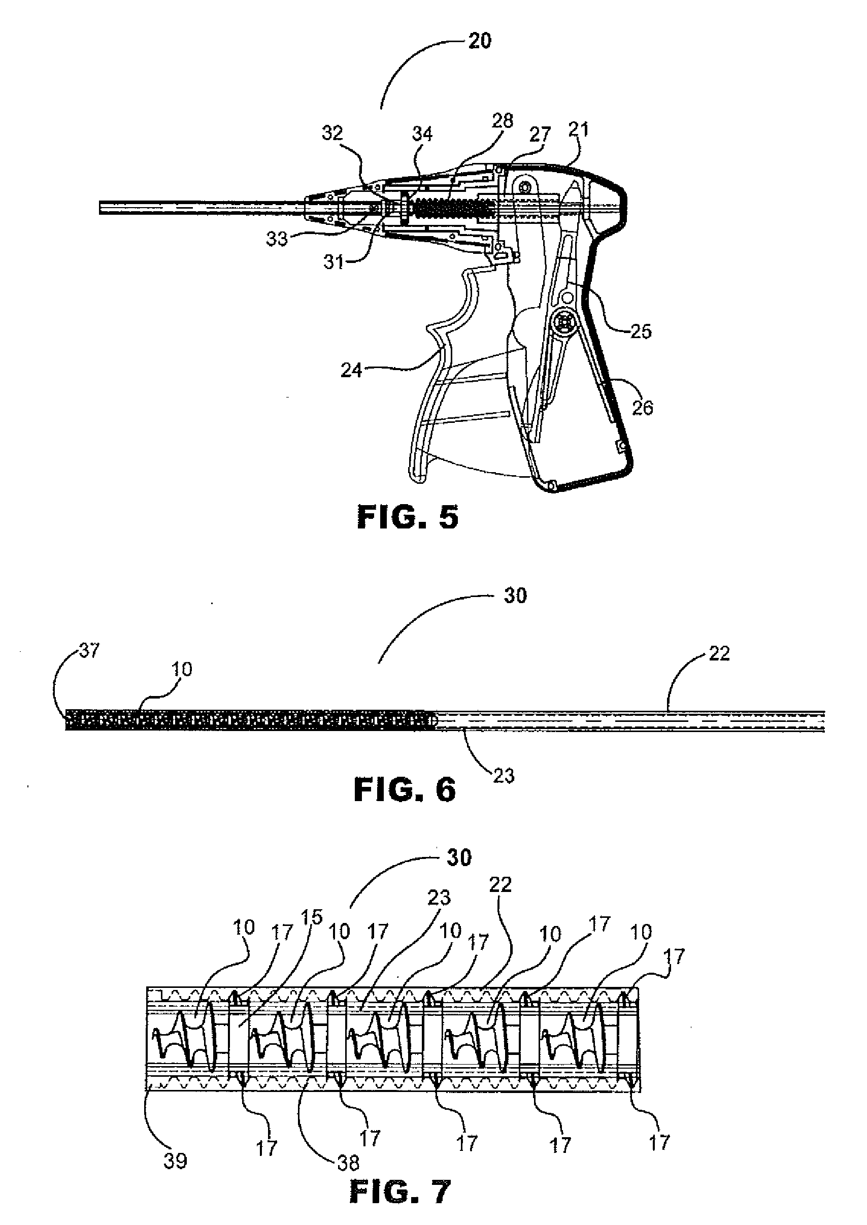 Absorbable anchor for hernia mesh fixation