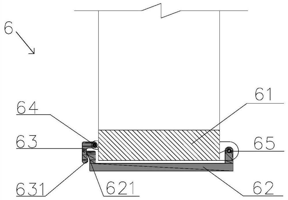 Gravity type precipitation device and method