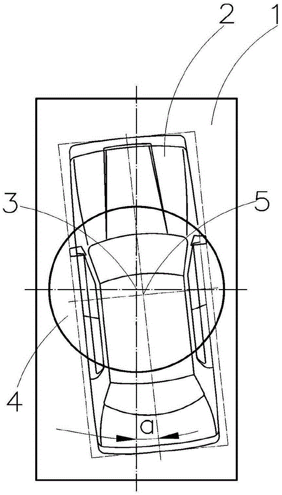 Method and device for rectifying vehicle position in parking equipment