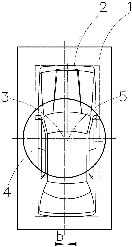 Method and device for rectifying vehicle position in parking equipment