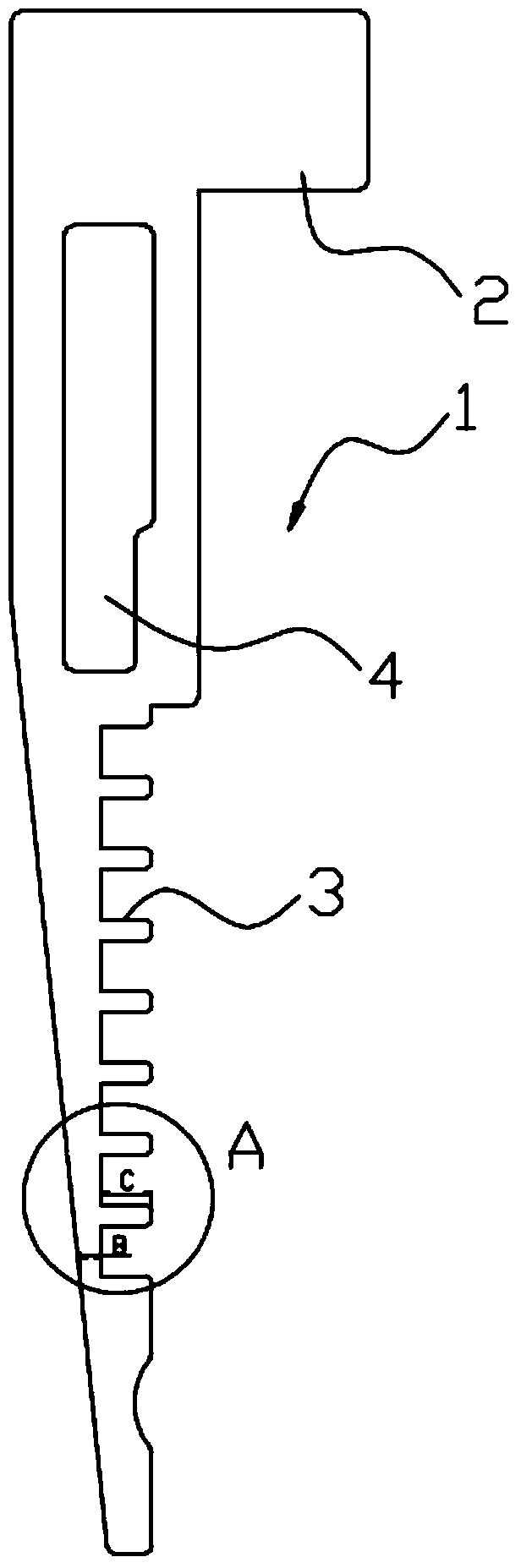 Yarn guide plate for patternbars of warp knitting machine