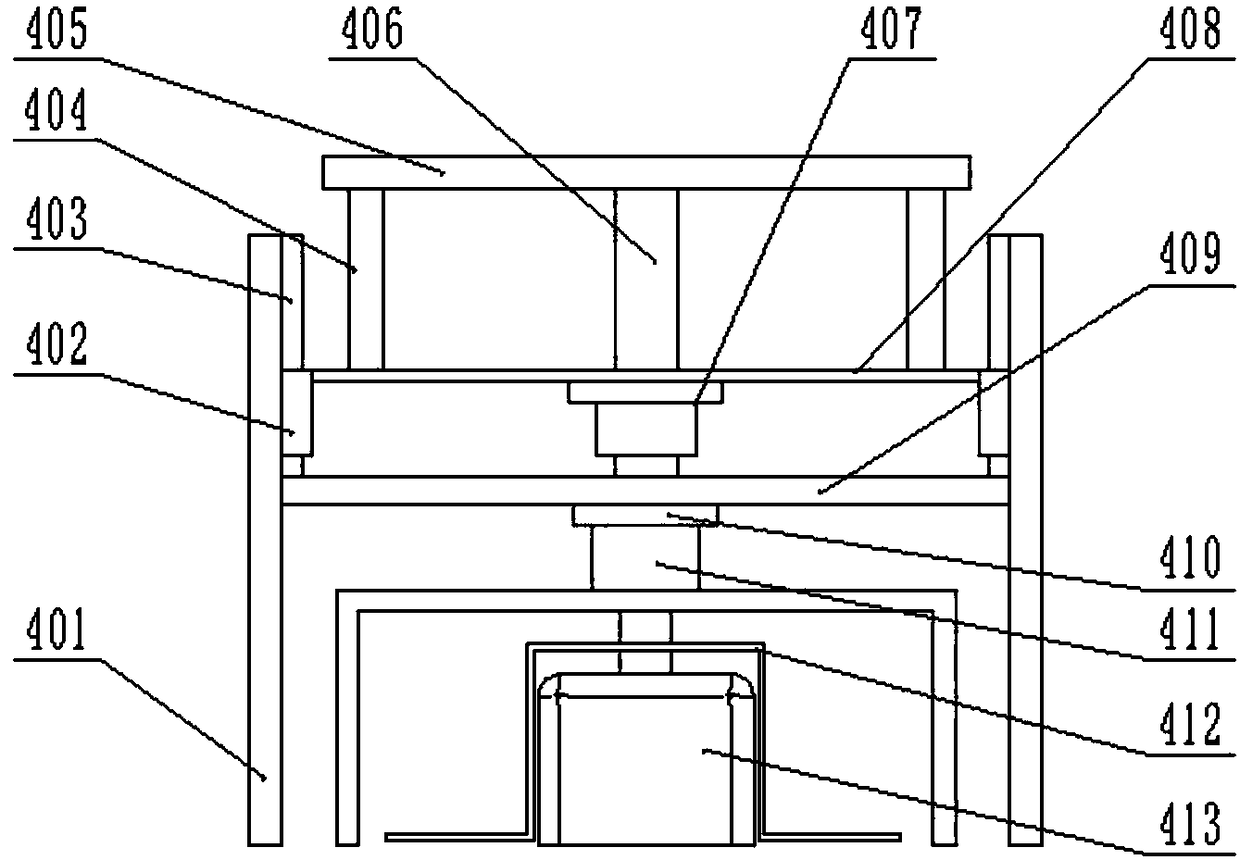 Device for carrying up and down wheelchair at station