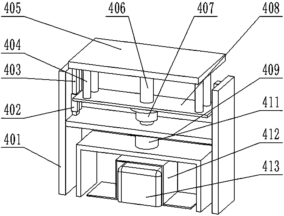 Device for carrying up and down wheelchair at station