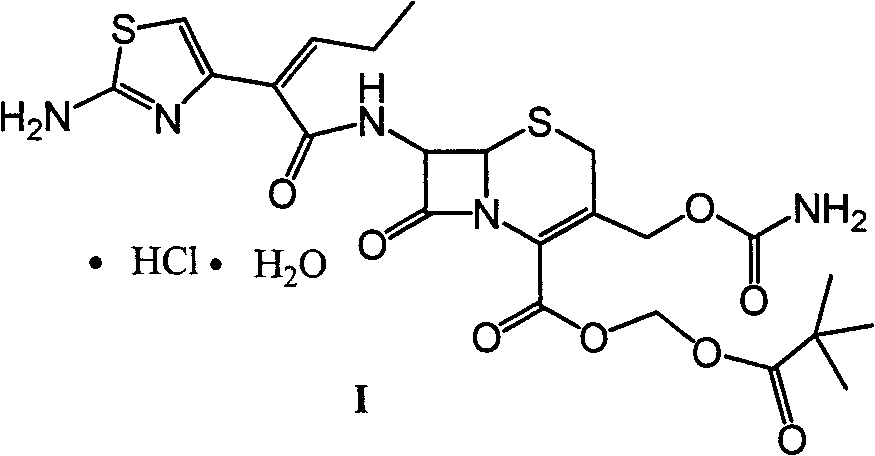 A kind of preparation method of cefcapene pivoxil hydrochloride and its synthetic intermediate