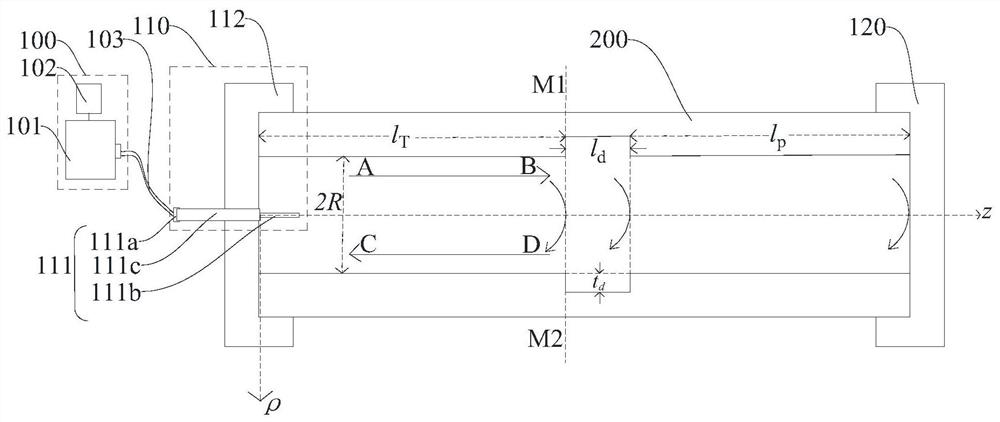 Pipeline inner wall detection system and method