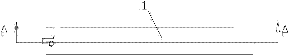 Suit device for heat treatment of metal filter core fine filter